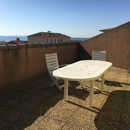 Climatise 2 Pieces Avec Solarium Pour 4 Personnes, Parking Prive, Proche - Fr-1-335-166 Hyères